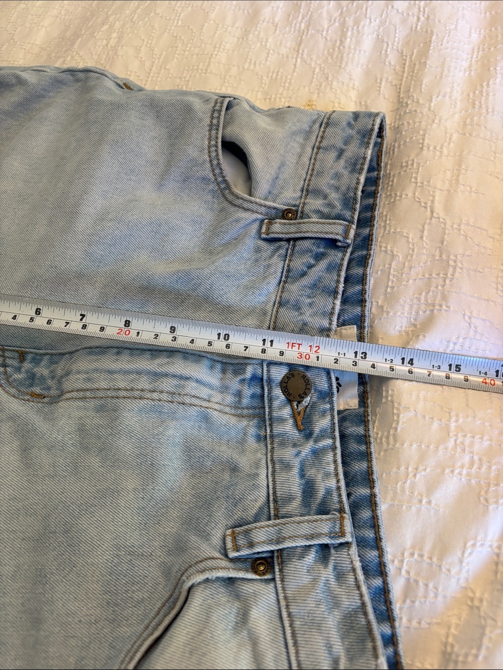 ROLLA'S High Rise Light Blue Baggy Jeans - Picture 13 of 14